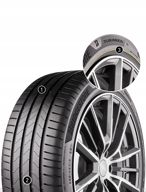 4x Bridgestone Turanza 6 245/40R19 98Y XL FR Indeks prędkości Y do 300 km/h